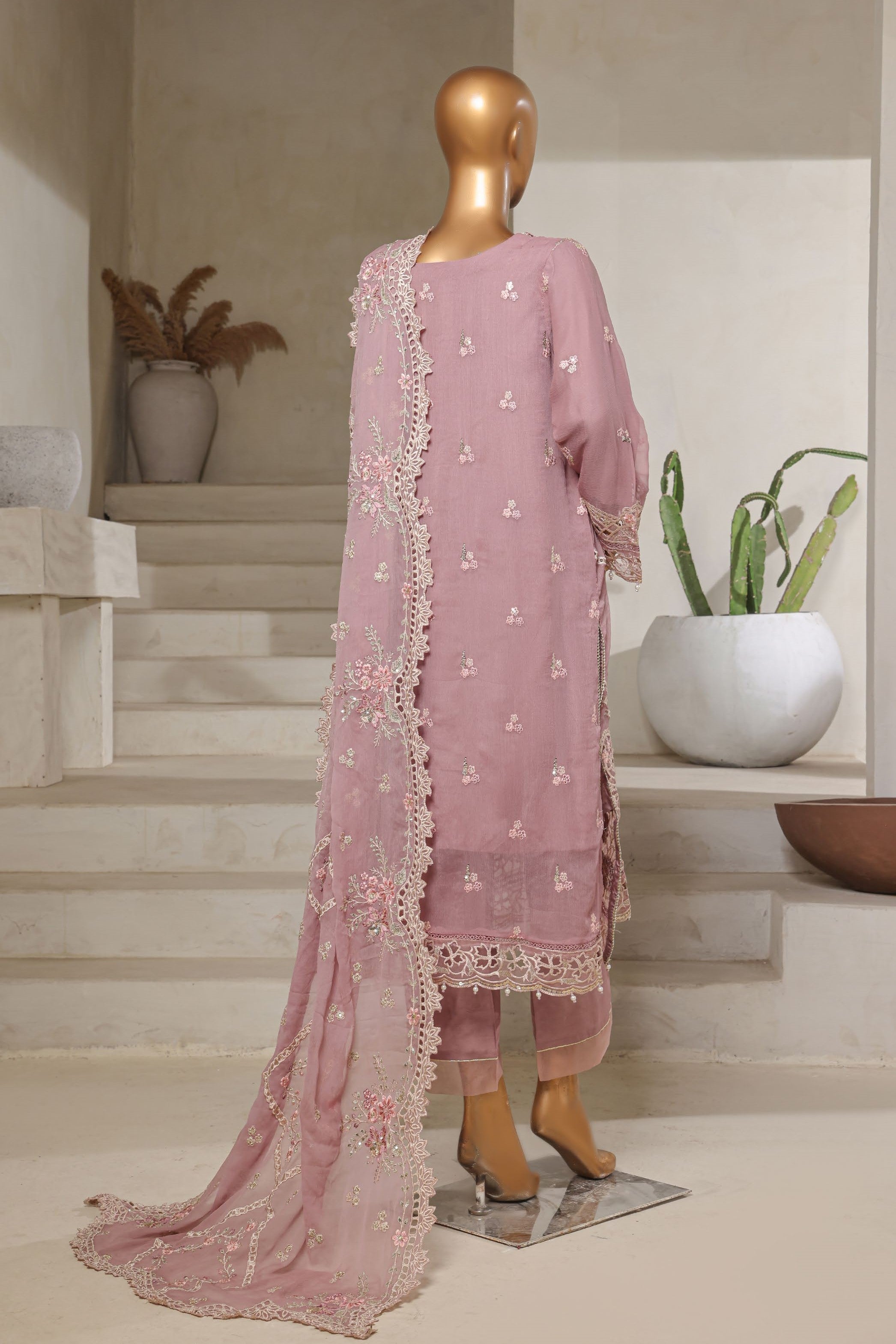 Sada Bahar Embroidered Chiffon Party Wear SBA206
