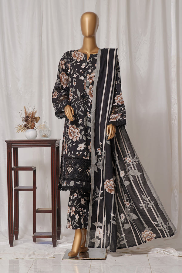 Sada Bahar Embroidered Khaddar 3 Piece Suit SBA147