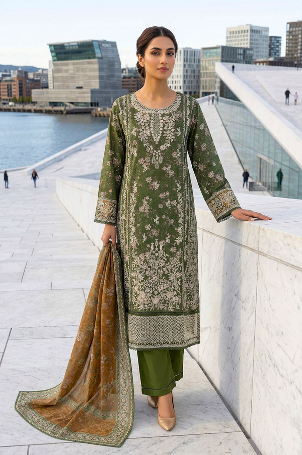 Sada Bahar Festive Embroidered Lawn Suit SBA257
