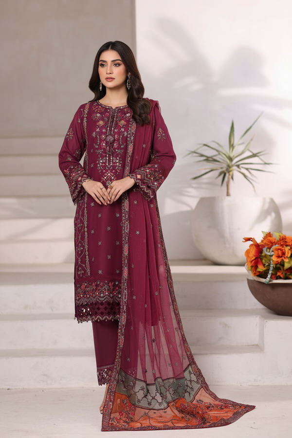 Sada Bahar Embellished Organza Party Wear SBA231