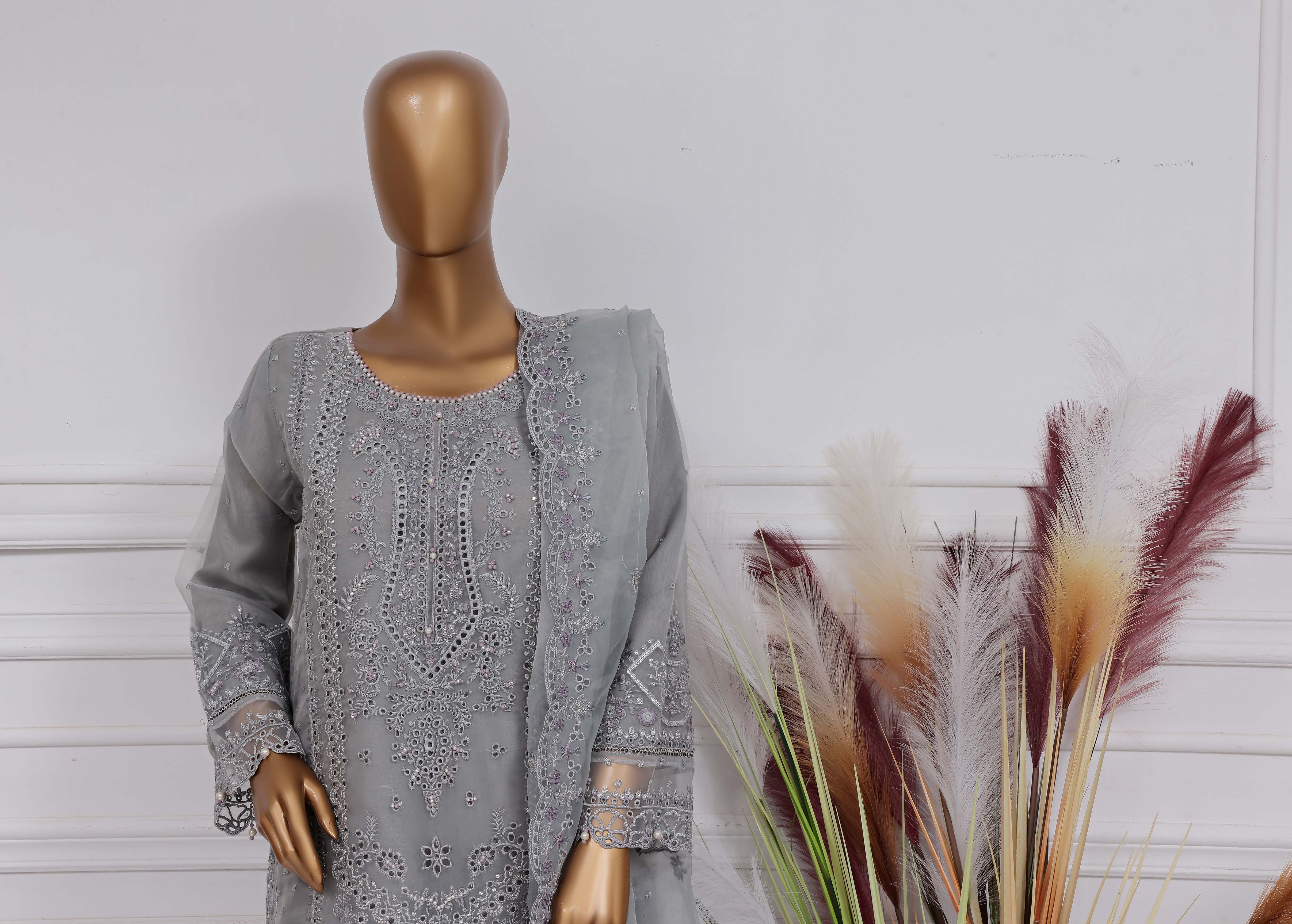 Sada Bahar Embellished Organza Party Wear SBA202