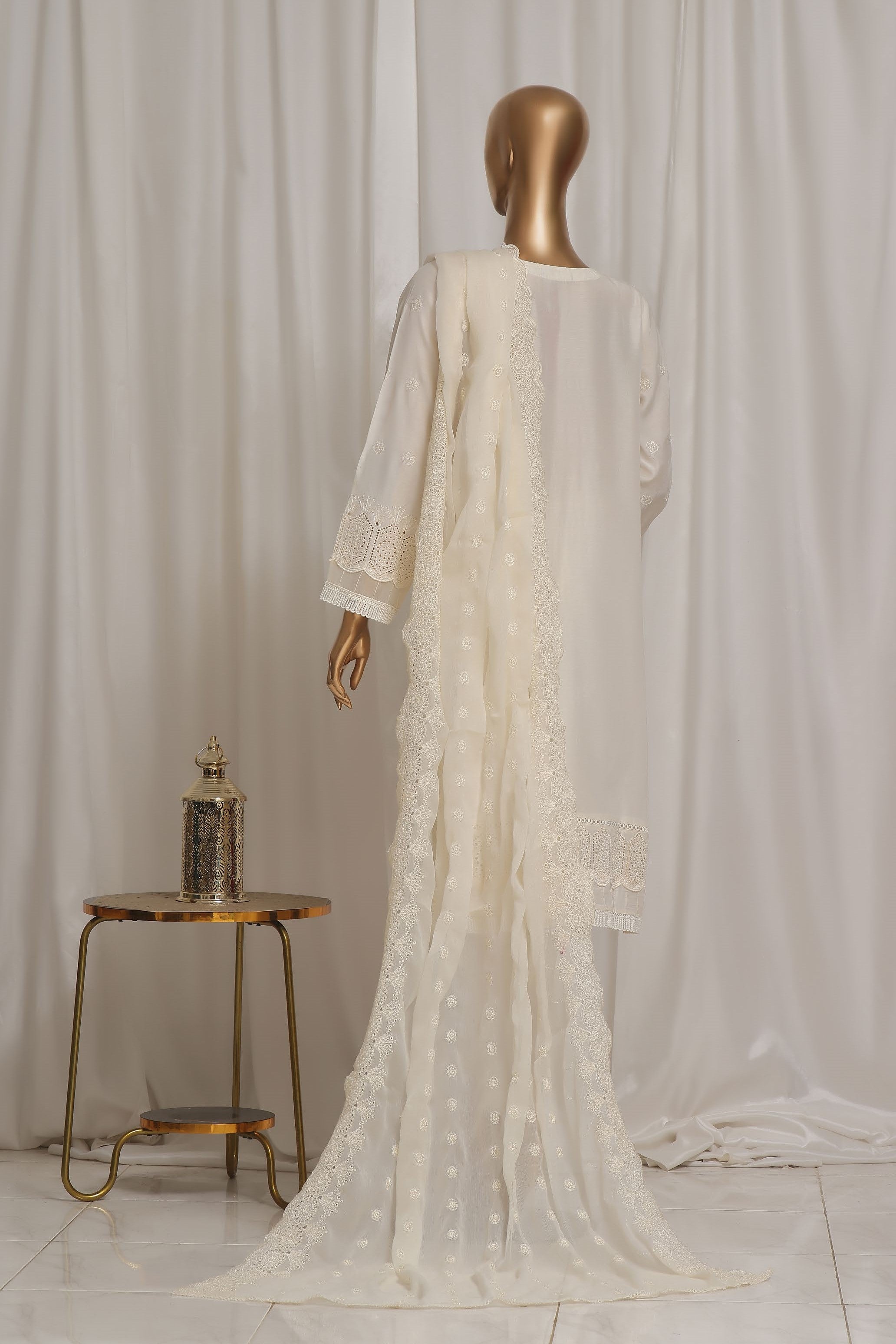 Sada Bahar Chikankari Embroidered Viscose 3 Piece Suit SBA142