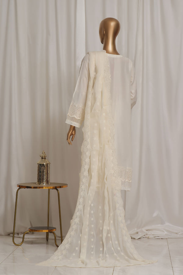 Sada Bahar Chikankari Embroidered Viscose 3 Piece Suit SBA142