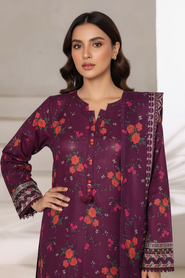Sada Bahar Khaddar 3 Piece Suit SBA239