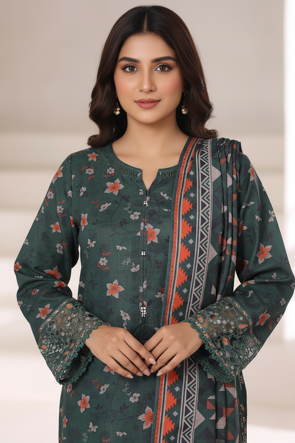 Sada Bahar Khaddar 3 Piece Suit SBA241