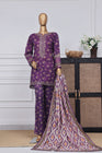 Sada Bahar Embroidered Lawn Short Shirt Palazzo Suit SBA164
