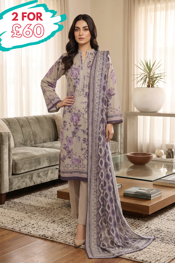 Sada Bahar Lawn 3 Piece Suit SBA269