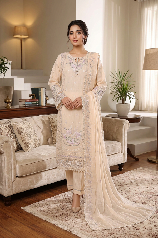 Sada Bahar Luxury Lawn 3 Piece Suit SBA254