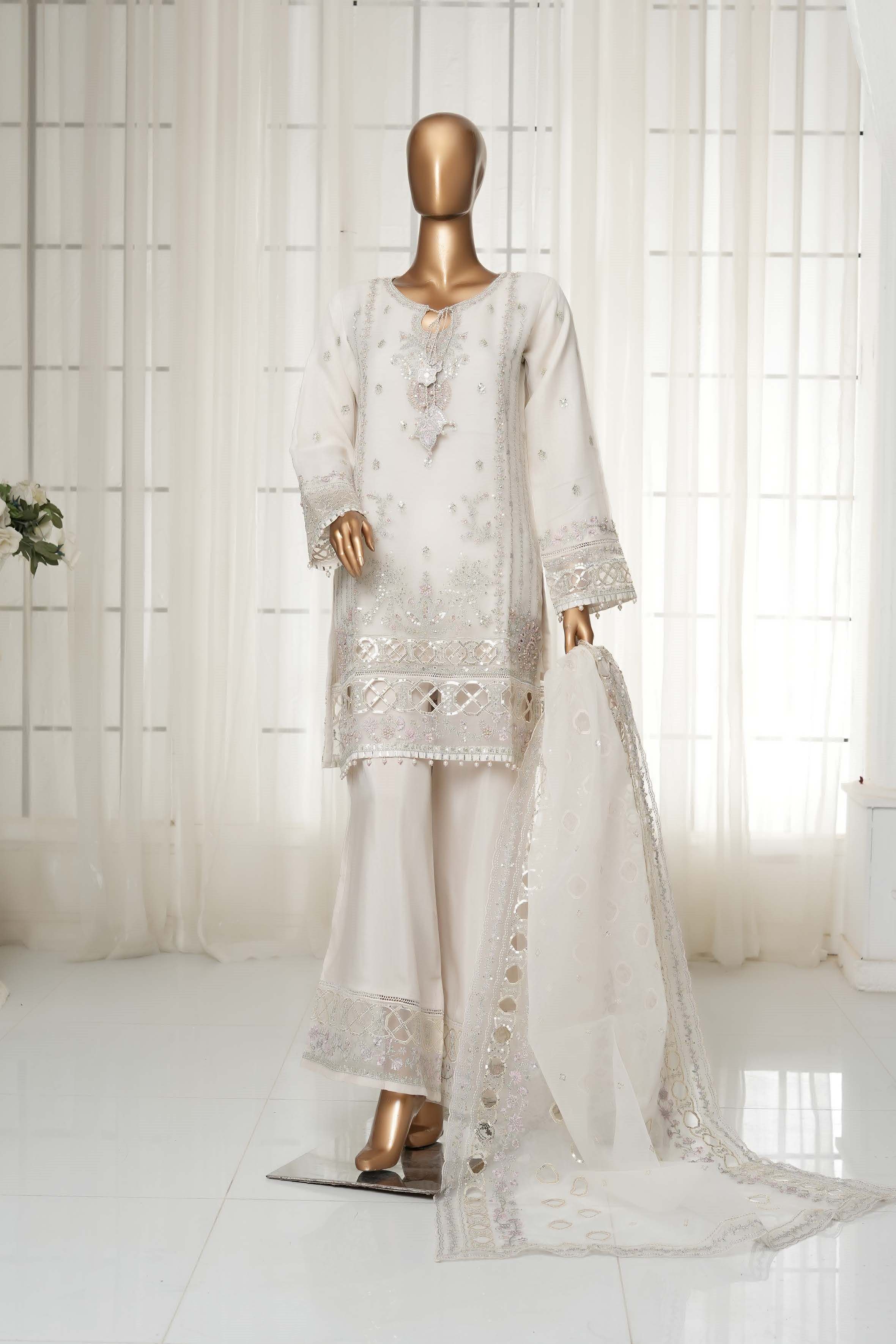 Sada Bahar Embellished Organza Party Wear SBA195