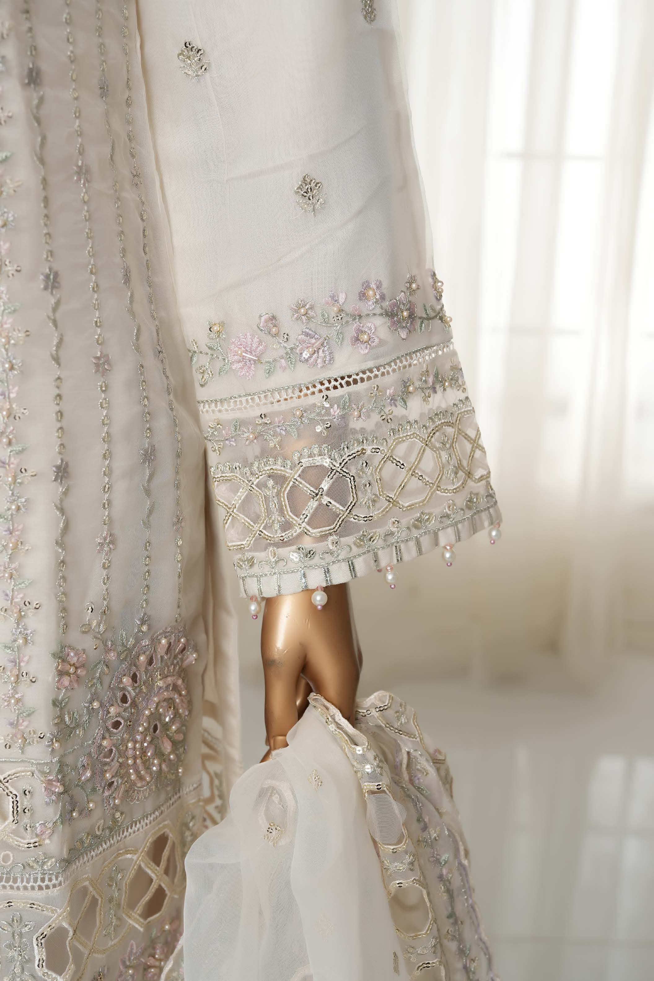 Sada Bahar Embellished Organza Party Wear SBA195