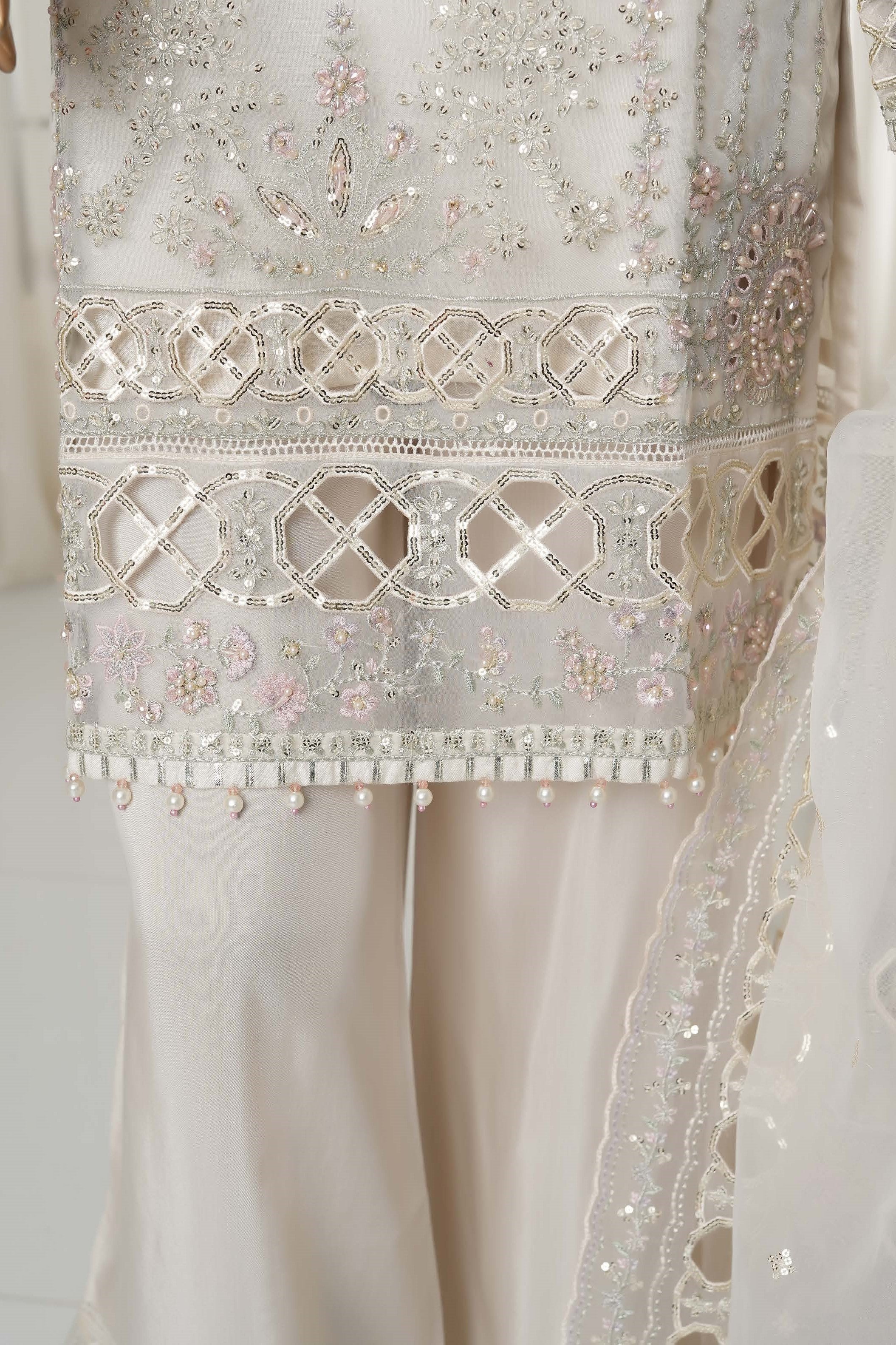 Sada Bahar Embellished Organza Party Wear SBA195