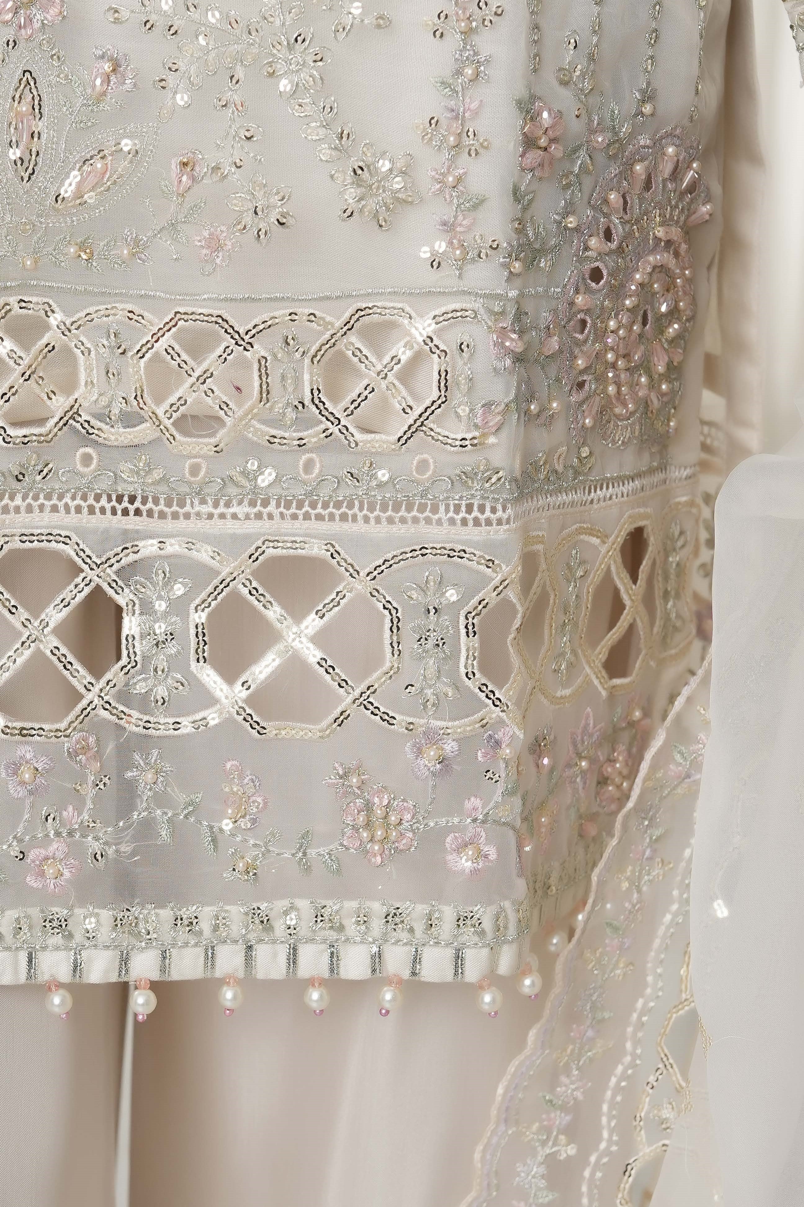 Sada Bahar Embellished Organza Party Wear SBA195