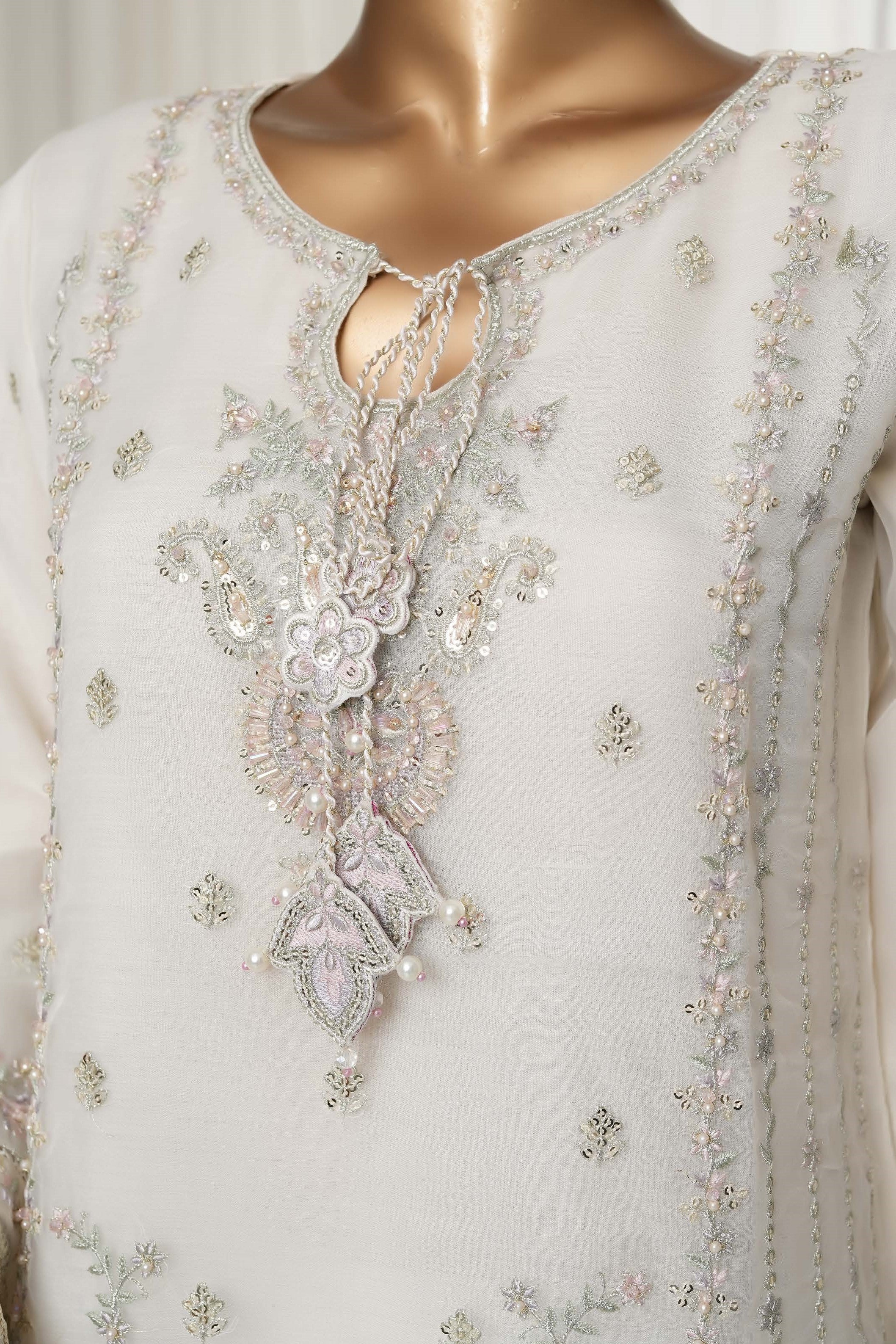 Sada Bahar Embellished Organza Party Wear SBA195