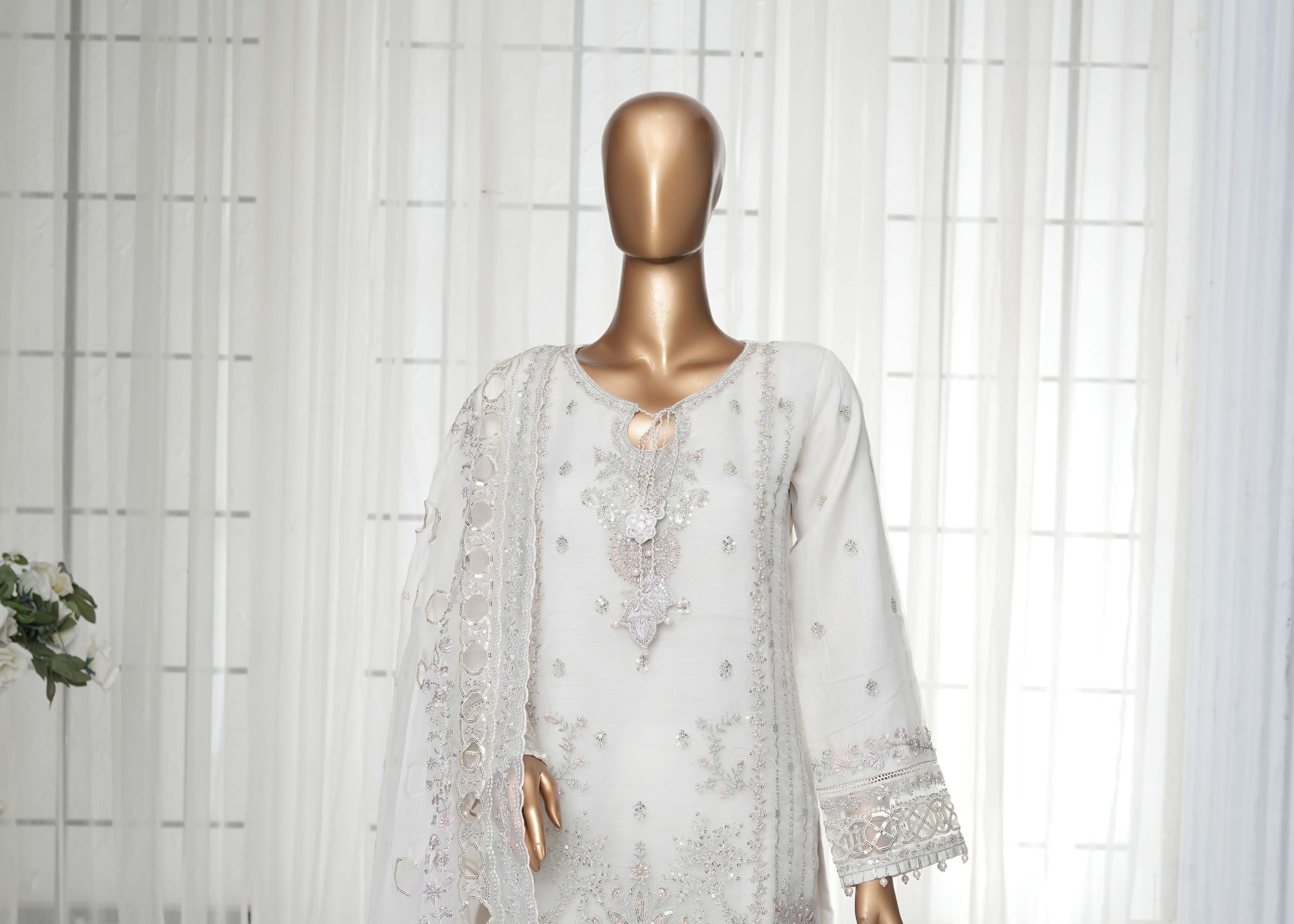 Sada Bahar Embellished Organza Party Wear SBA195