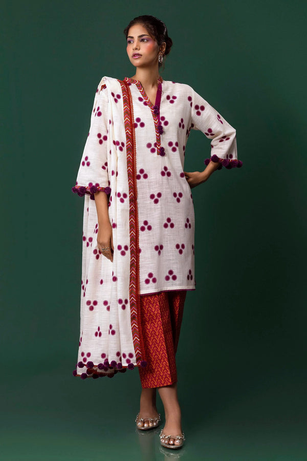 Sana Safinaz Mahay 1A Khaddar 3 Piece Suit SAN299