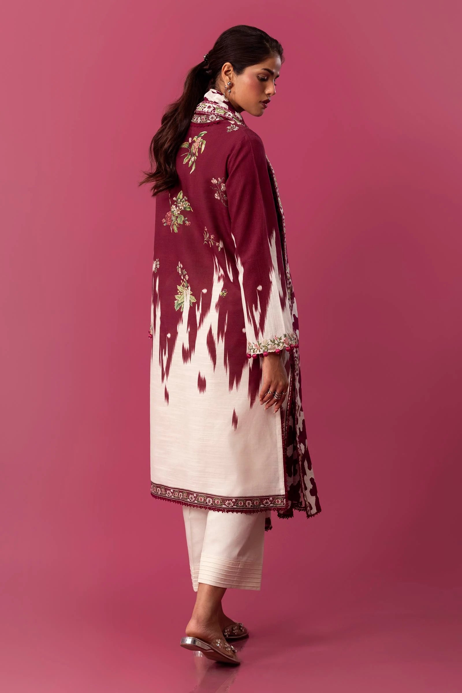 Sana Safinaz Mahay 21A Khaddar 3 Piece Suit SAN318