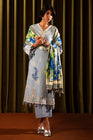 Sana Safinaz Muzlin 15A Embroidered Khaddar 3 Piece Suit SAN329