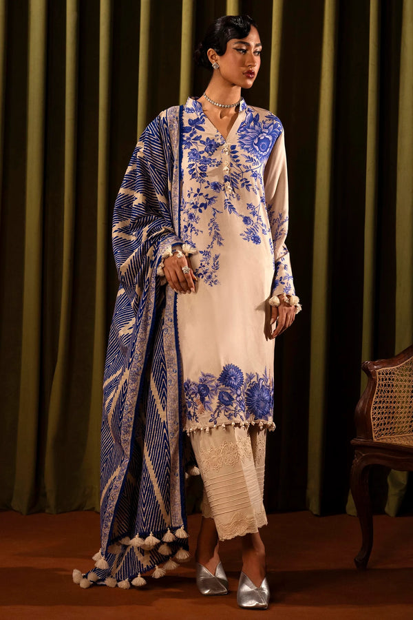 Sana Safinaz Muzlin 18A Linen 3 Piece Suit SAN331