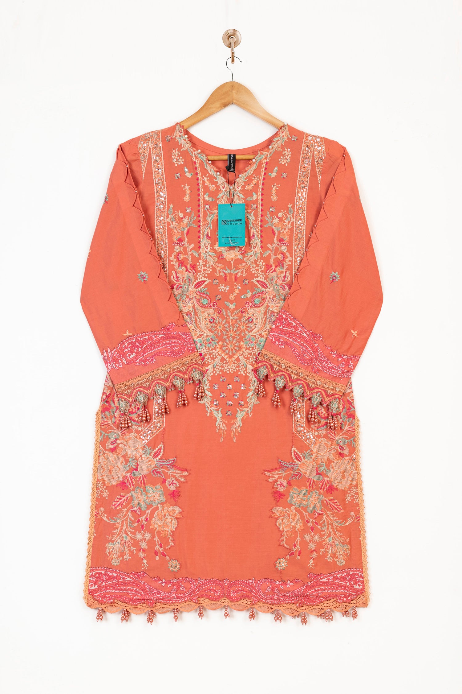 Sana Safinaz Muzlin 18B Embroidered Lawn 3 Piece Suit SAN298