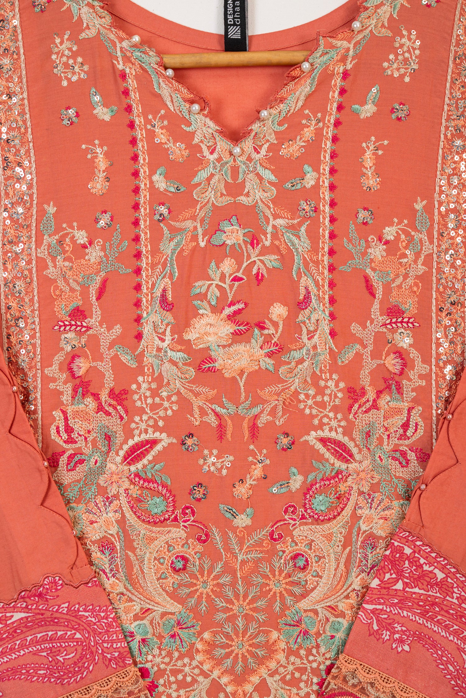 Sana Safinaz Muzlin 18B Embroidered Lawn 3 Piece Suit SAN298