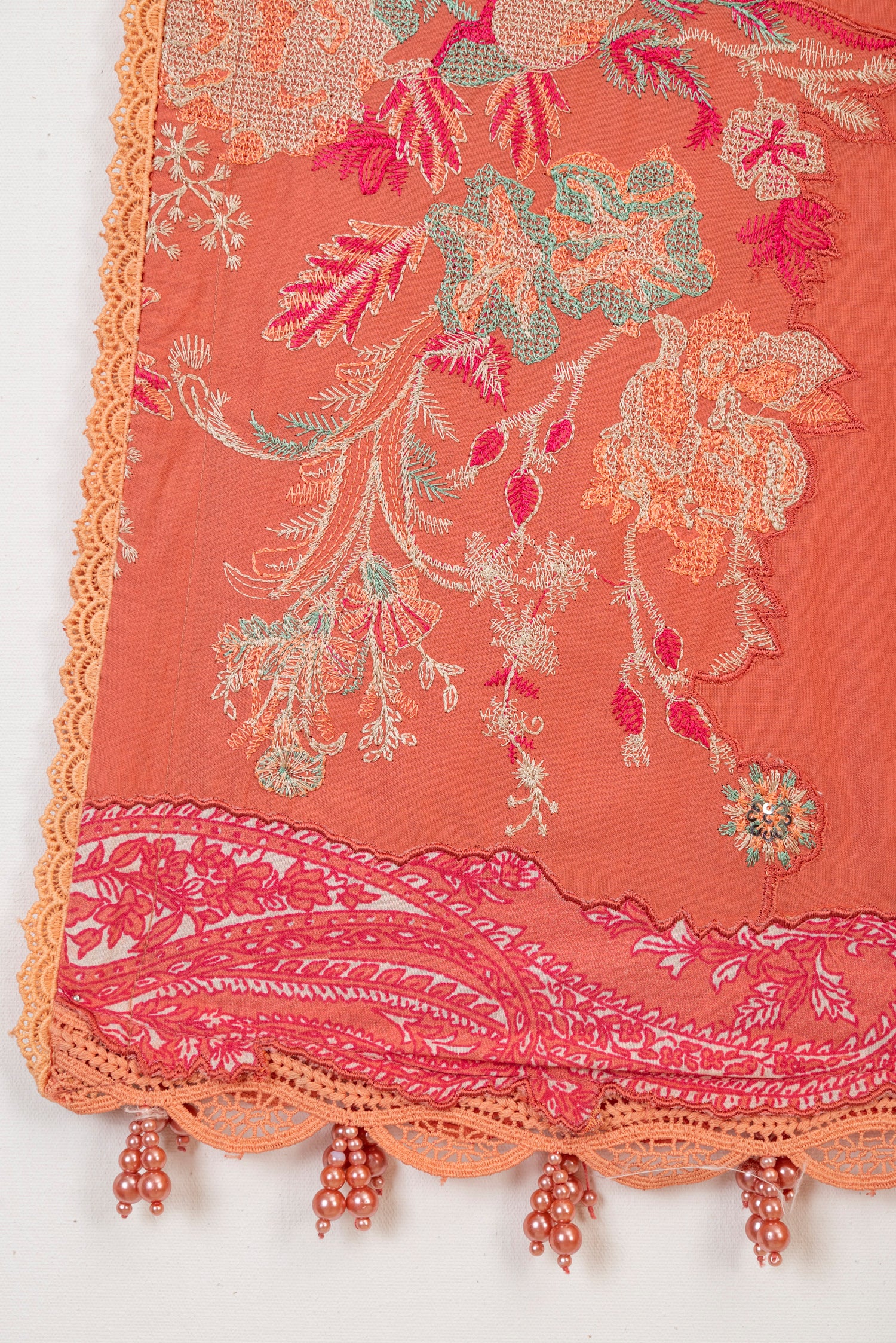 Sana Safinaz Muzlin 18B Embroidered Lawn 3 Piece Suit SAN298