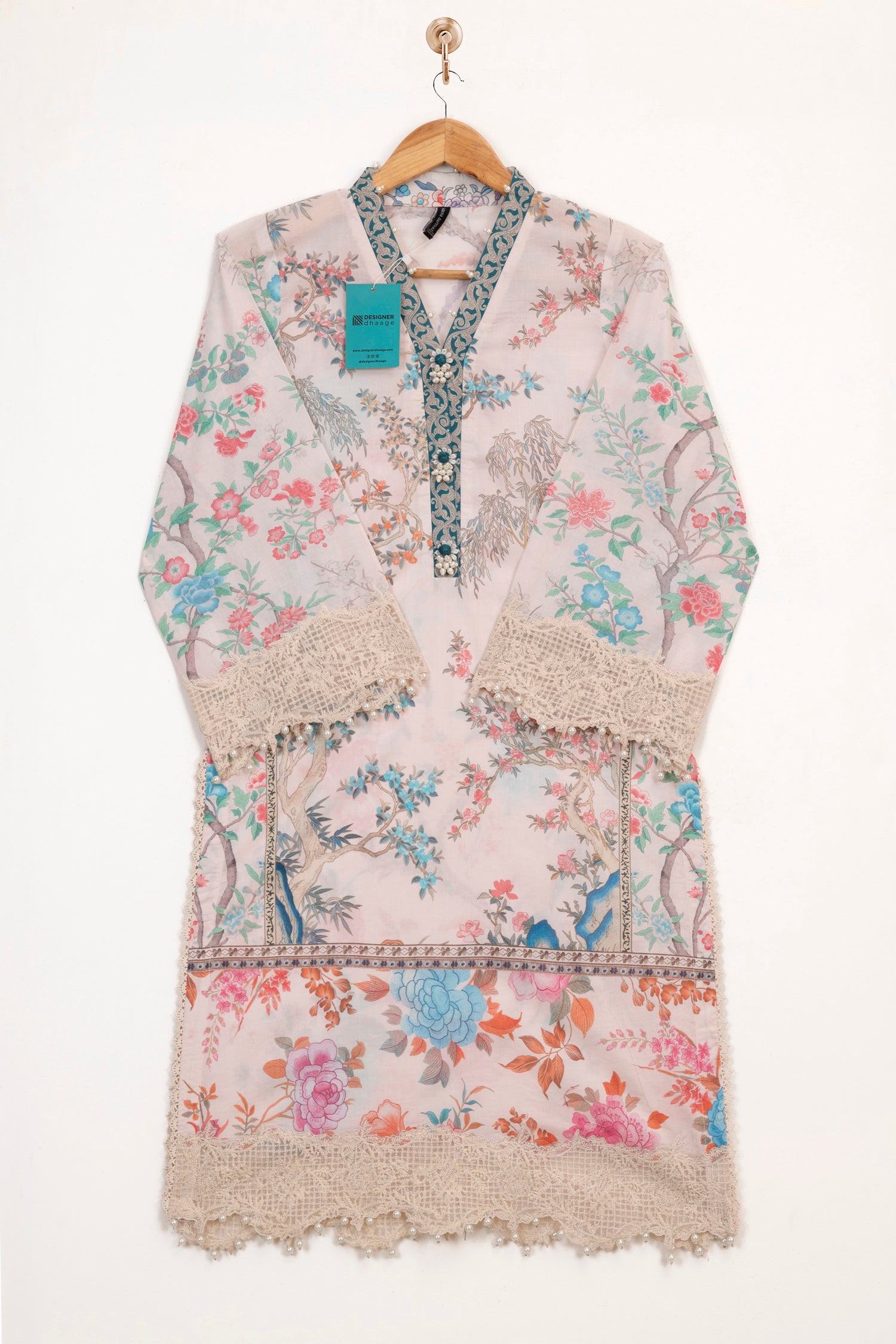 Sana Safinaz Muzlin 1A Embroidered Lawn 3 Piece Suit SAN336