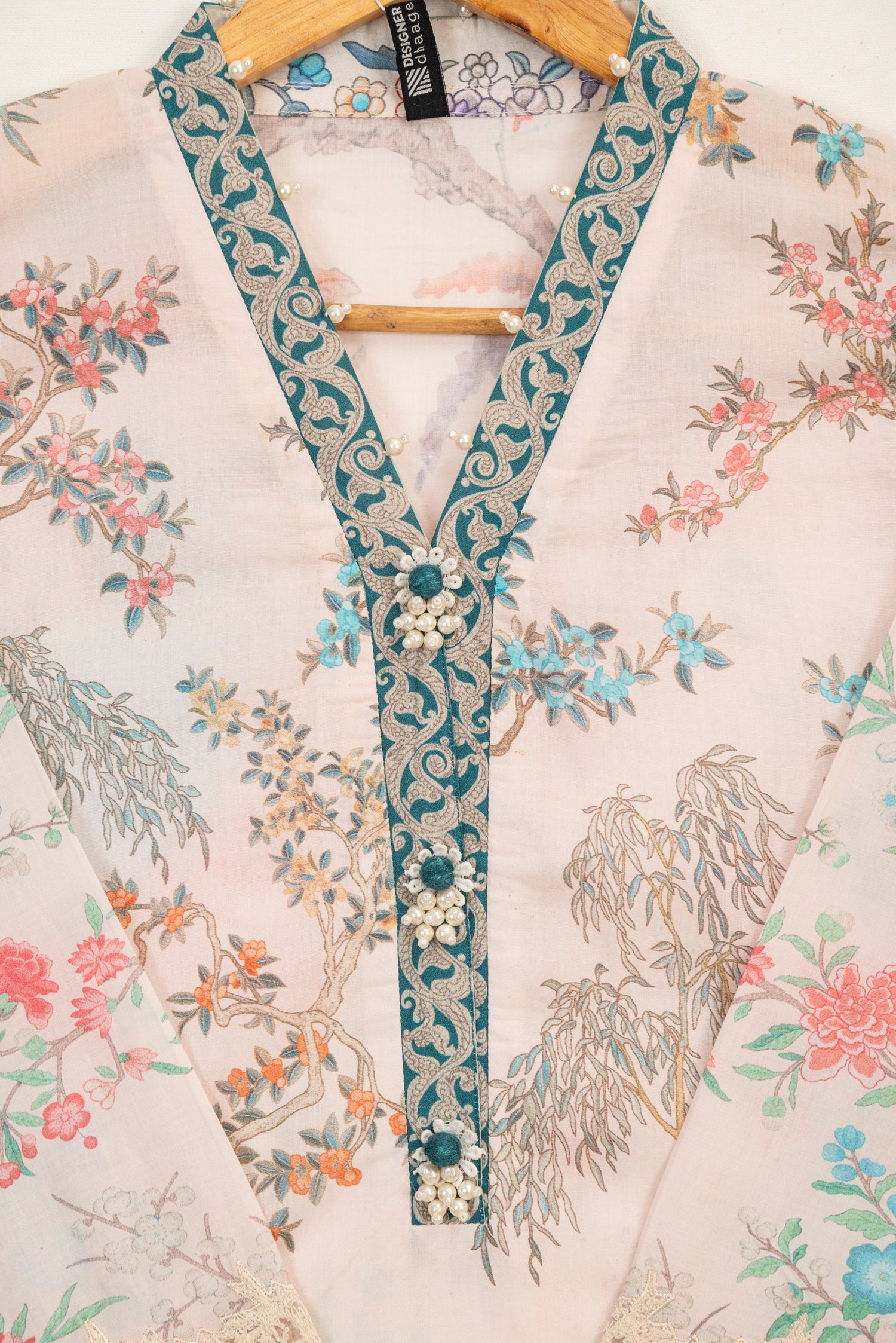 Sana Safinaz Muzlin 1A Embroidered Lawn 3 Piece Suit SAN336