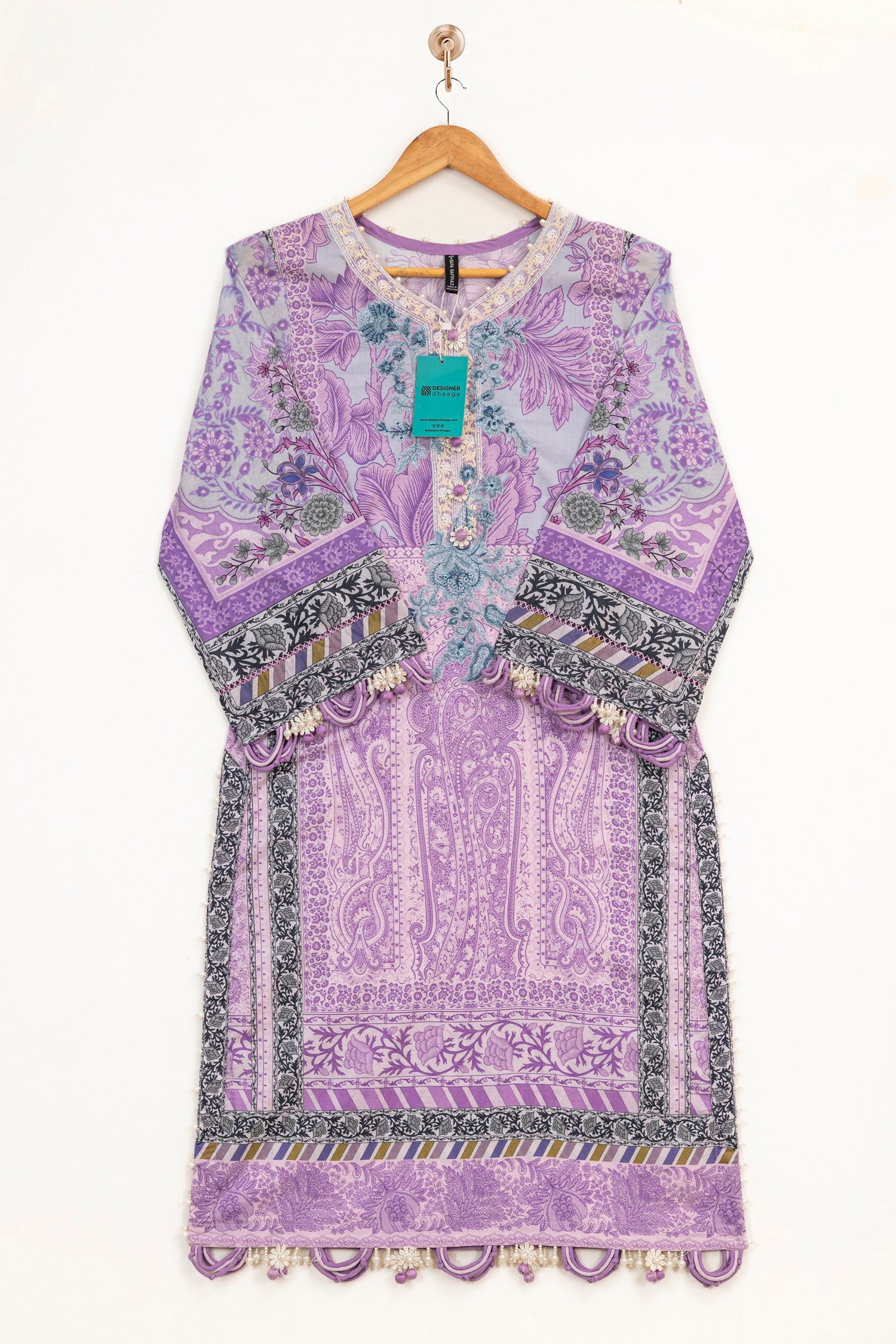 Sana Safinaz Muzlin 6B Embroidered Lawn 3 Piece Suit SAN339