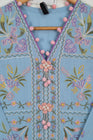 Sana Safinaz Muzlin 10B Embroidered Khaddar 3 Piece Shalwar Kameez Suit SAN328