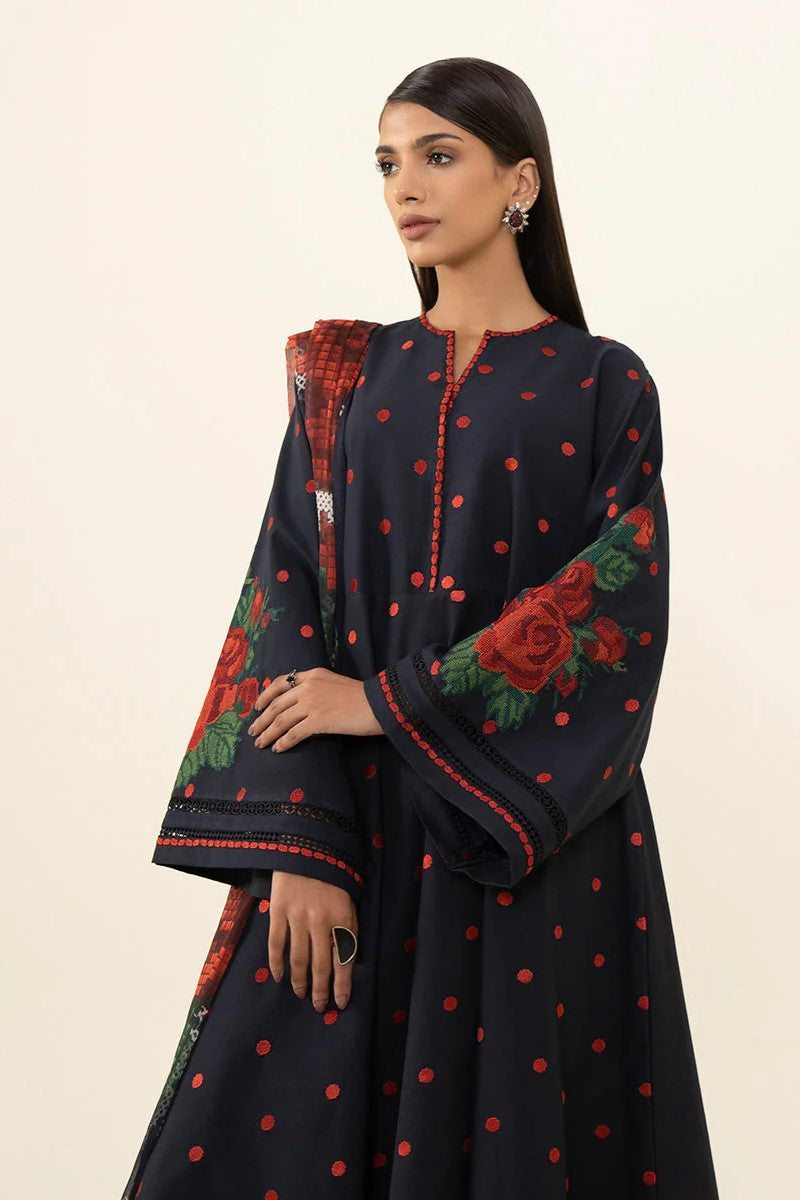 Sapphire Embroidered Cambric 3 Piece Dress SAP194