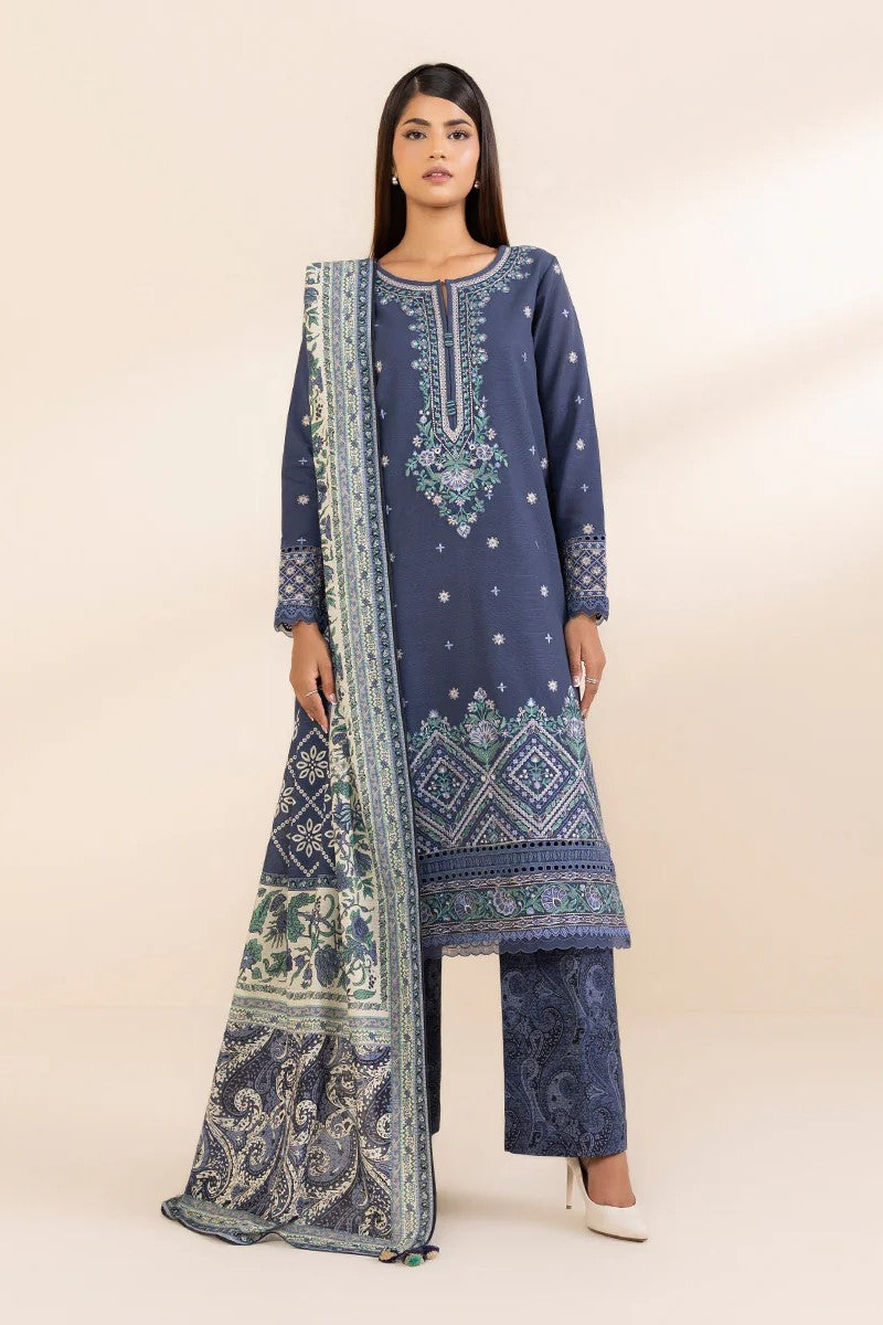Sapphire Embroidered Khaddar 3 Piece Suit SAP209