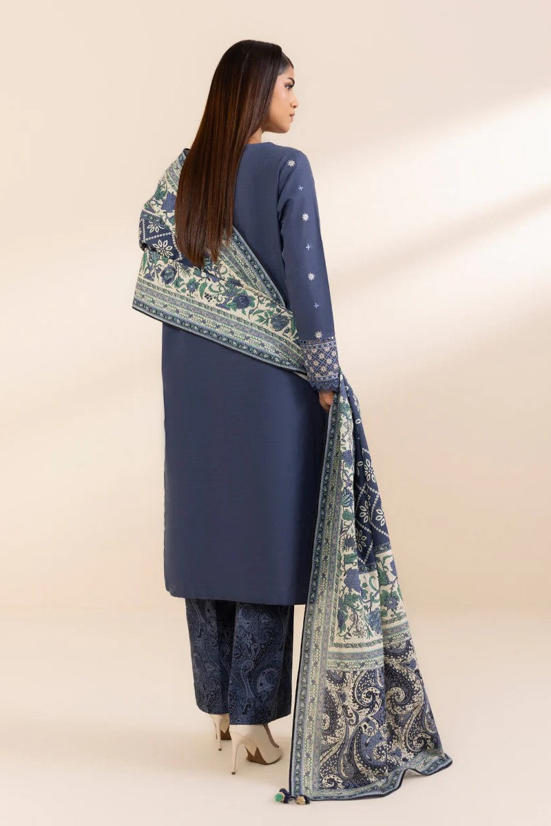 Sapphire Embroidered Khaddar 3 Piece Suit SAP209