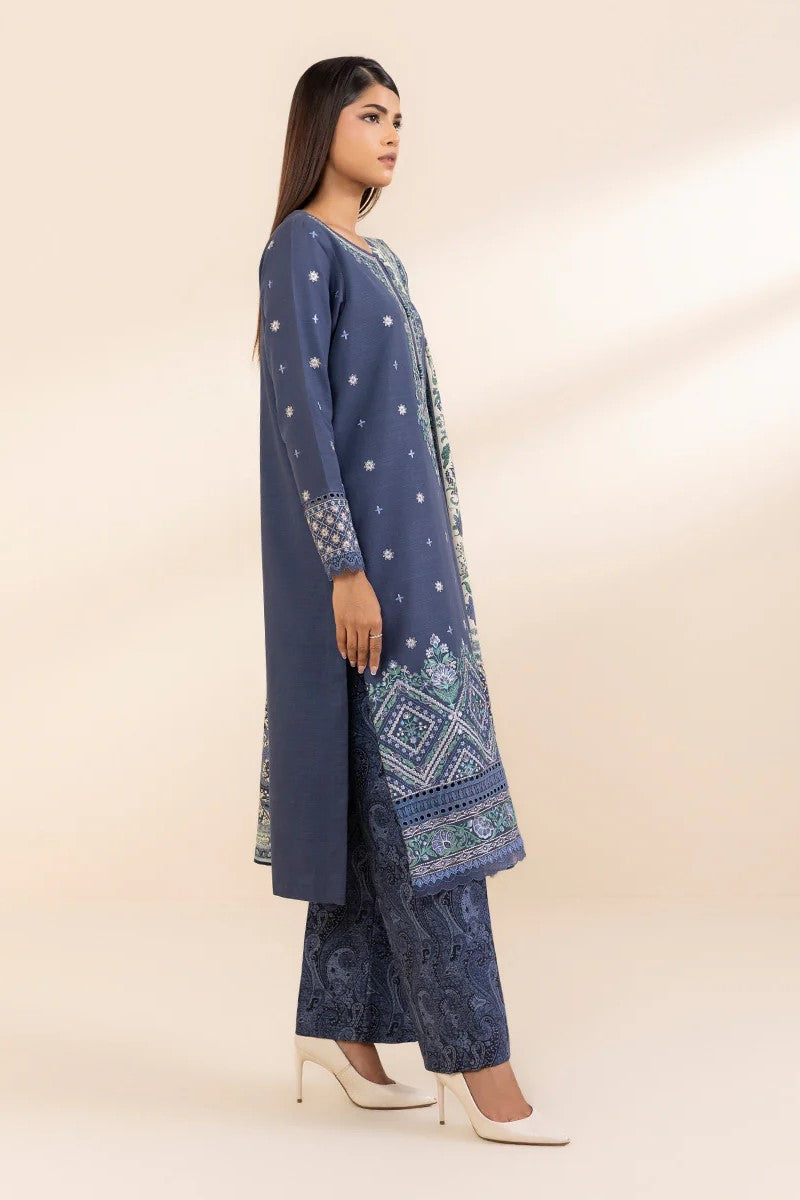 Sapphire Embroidered Khaddar 3 Piece Suit SAP209