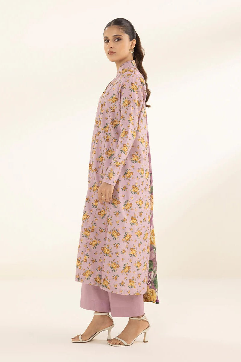 Sapphire Zari Lawn 3 Piece Suit SAP204