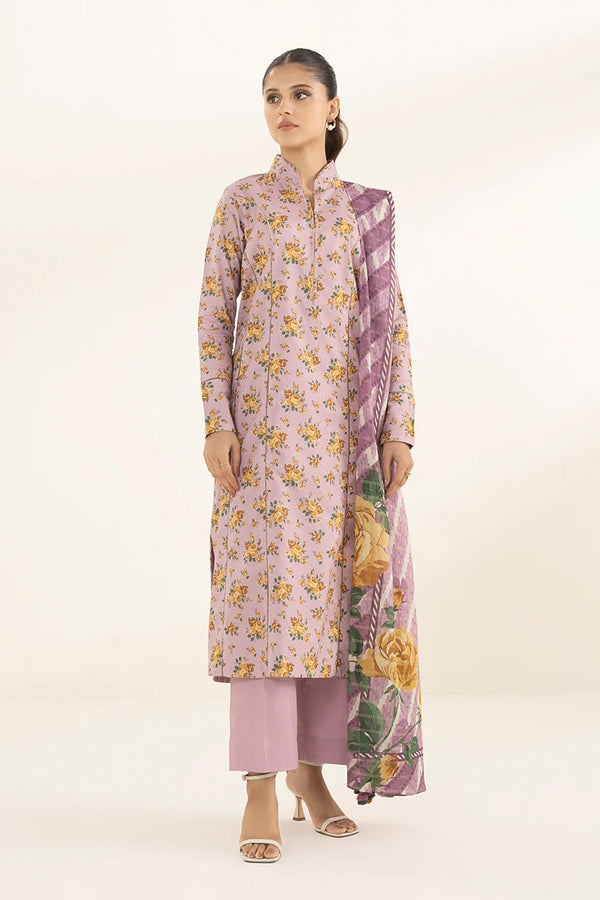Sapphire Zari Lawn 3 Piece Suit SAP204
