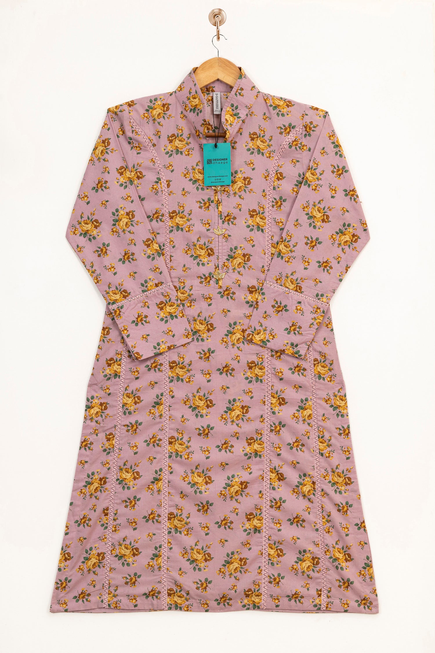 Sapphire Zari Lawn 3 Piece Suit SAP204