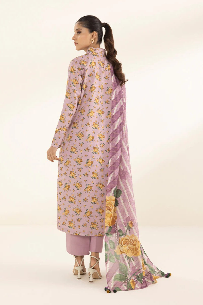 Sapphire Zari Lawn 3 Piece Suit SAP204