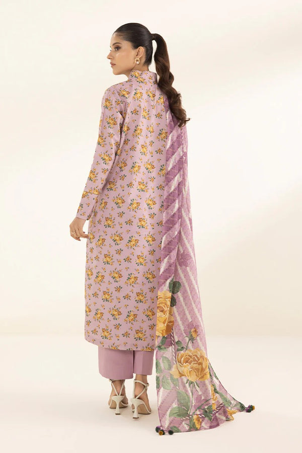 Sapphire Zari Lawn 3 Piece Suit SAP204