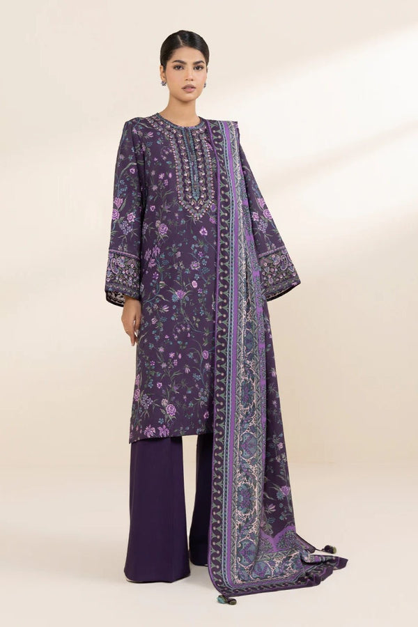 Sapphire Embroidered Linen 3 Piece Suit SAP213