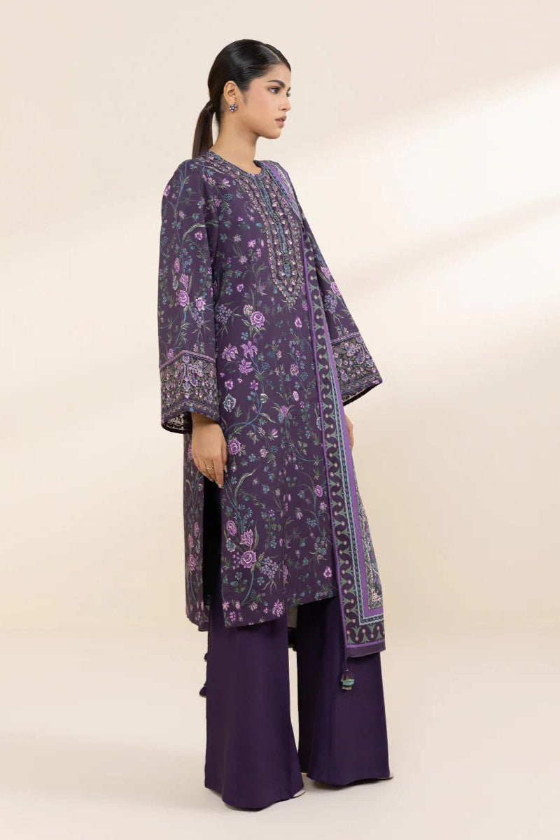 Sapphire Embroidered Linen 3 Piece Suit SAP213