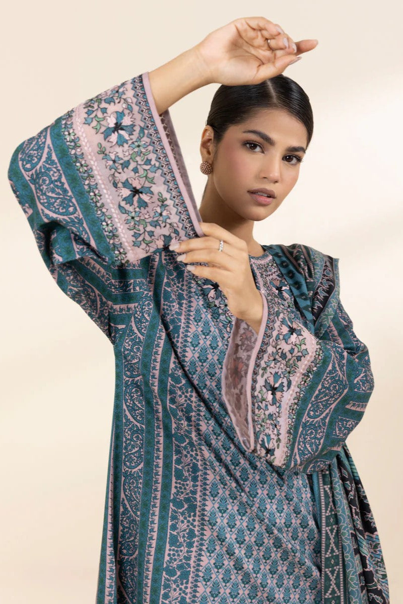 Sapphire Embroidered Linen 3 Piece Suit SAP215