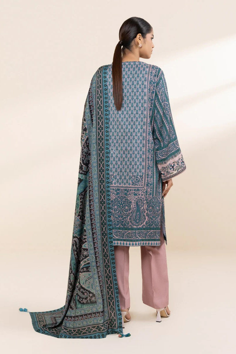 Sapphire Embroidered Linen 3 Piece Suit SAP215