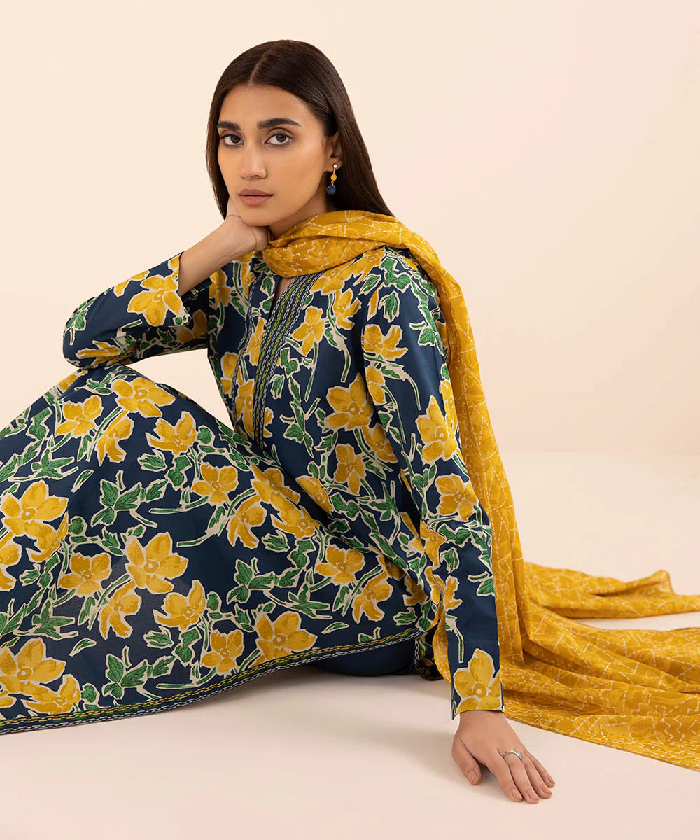 Sapphire Lawn 3 Piece Suit SAP198