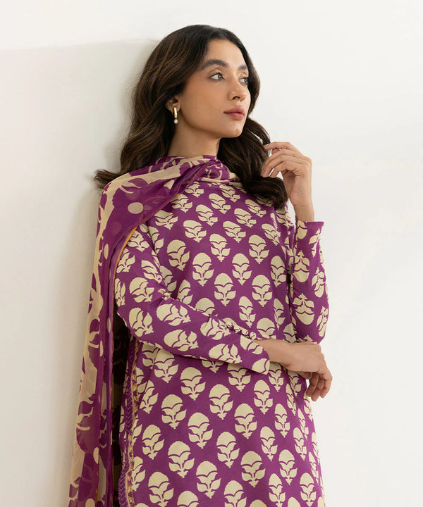 Sapphire Lawn 3 Piece Suit SAP201