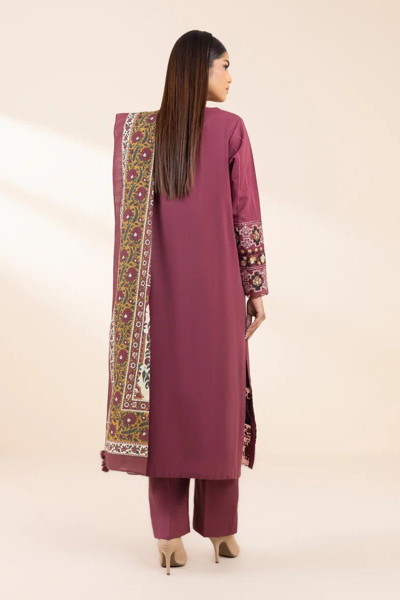 Sapphire Embroidered Karandi 3 Piece Suit SAP210