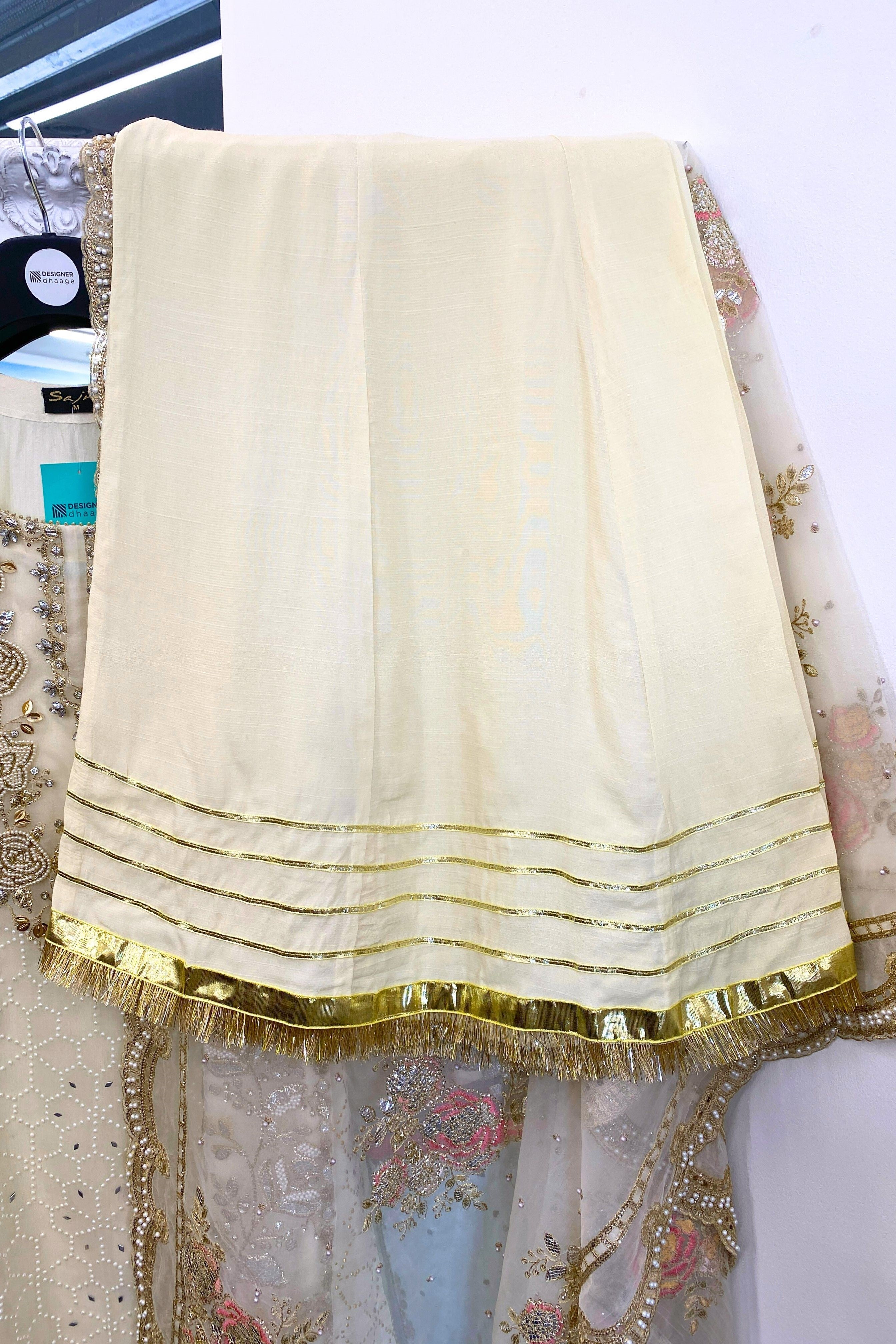 Sajni Embellished Organza Wedding Wear A Line Sharara Suit SAJ15