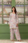Wardah Uzair Cotton Silk Farshi Shalwar Co-Ord Set WAR57