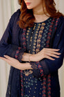 Wardah Uzair Embellished Chiffon Kehkashan Wedding Wear WAR35