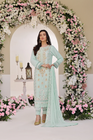 Wadah Uzair Embellished Chiffon Wedding Wear Opal WAR42