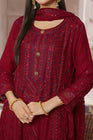 Wardah Uzair Embroidered Chiffon Maxi Dress WAR56